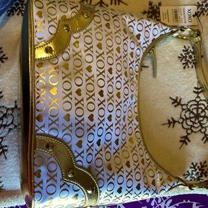 XOXO White/Gold Hobo style bag, new with tags